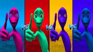 DANCE CHALLENGER DAME TU COSITA vs spiderman vs hulk vs me kemaste Alien Green dance challenge