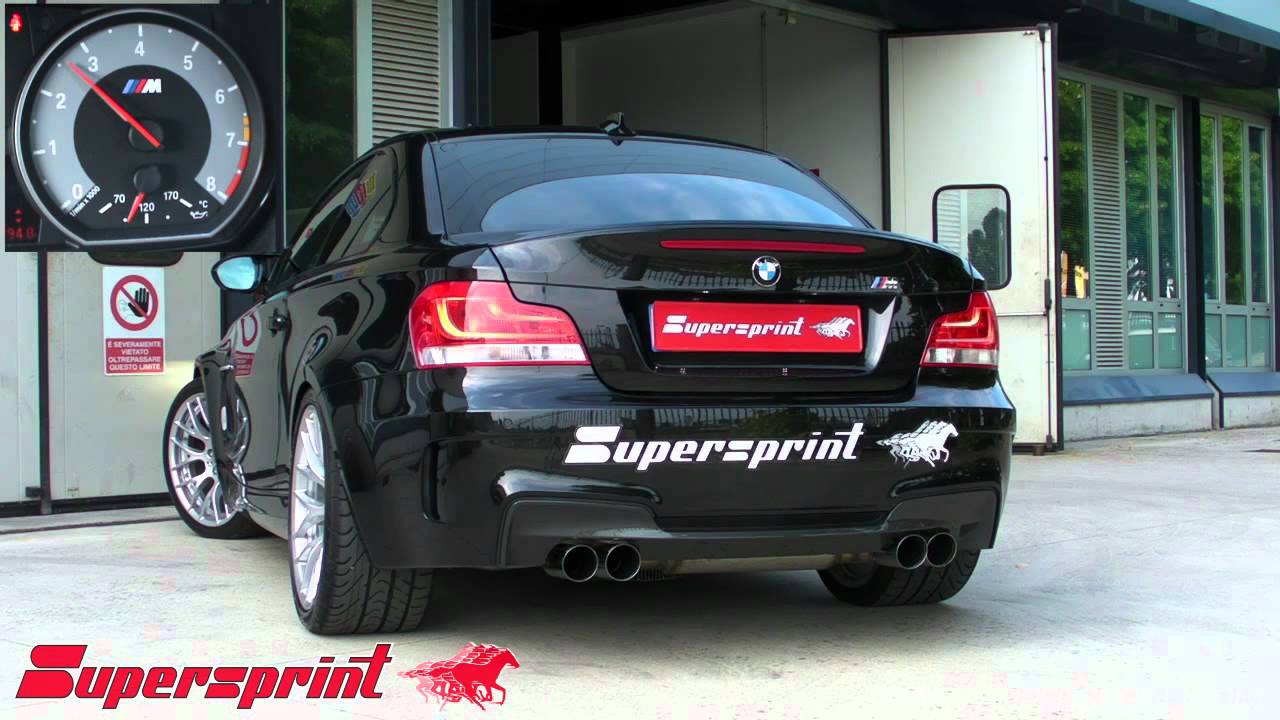 systems biology BMW 1 Series M Coupè - Supersprint Full Exhaust - Revving