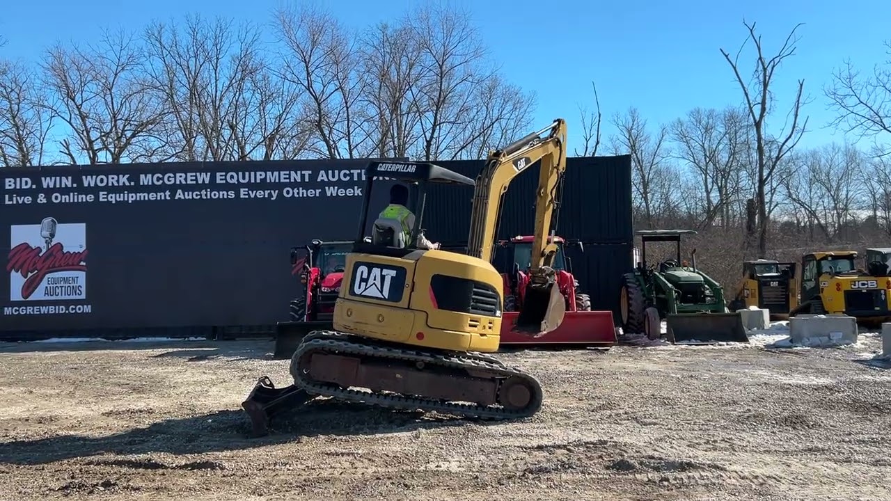 218693 Caterpillar 304C CR Mini Excavator MCGREW AUCTION
