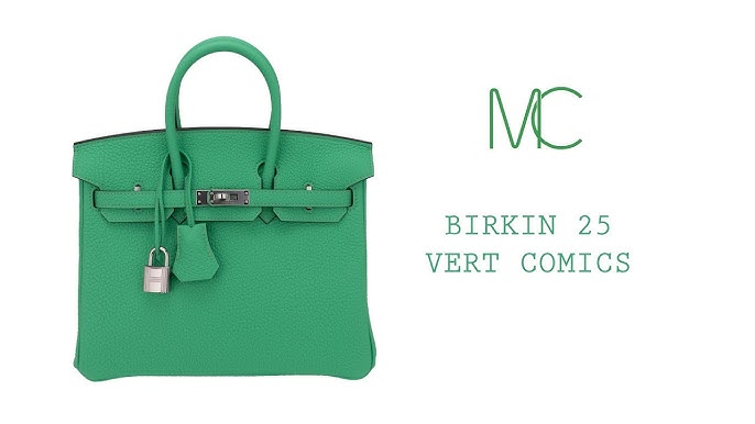 Hermes Birkin 25 Sellier Emerald Toned Vert Fonce Porosus Crocodile Bag  Gold Hardware in 2023