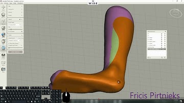 [3D modeling] Meshmixer - Making trimlines for AFO