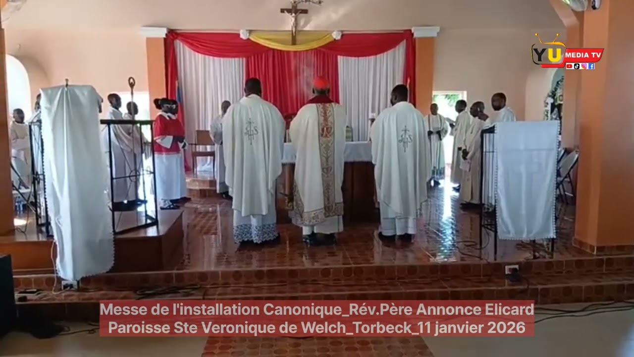 Procession d'entrée & Commentaire_Messe_Installation_Père Annonce ELISCARD