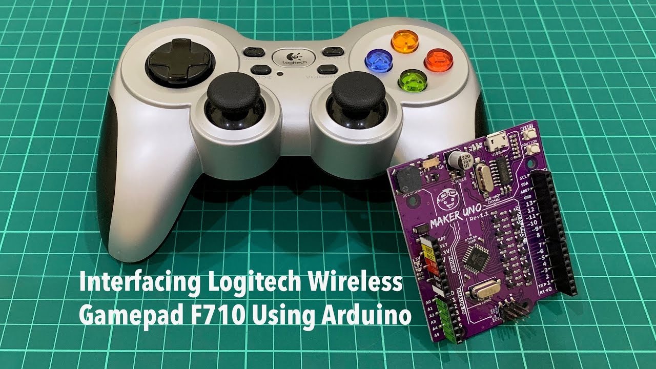 Frustratie selecteer Verlichten Interfacing Logitech Wireless Gamepad F710 Using Arduino [BM] - YouTube