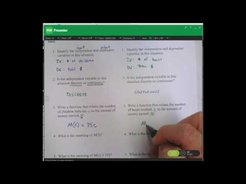 Function Word Problems