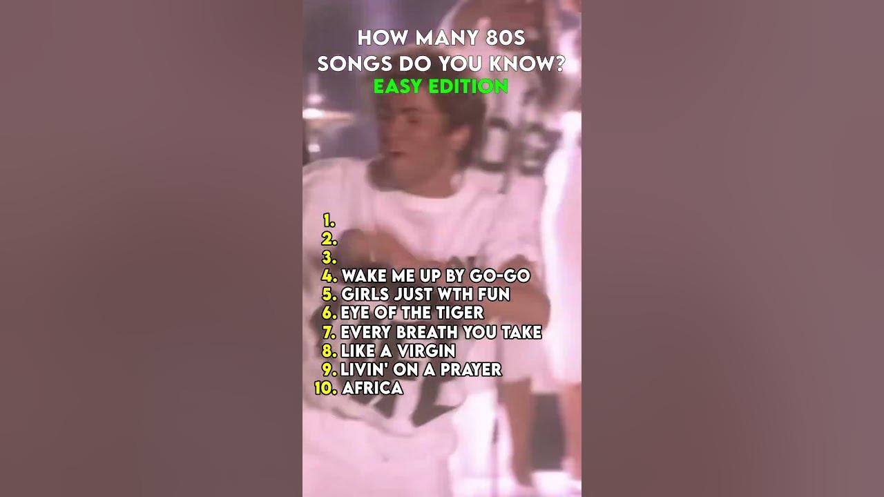 How Many 80s Songs Do You Know? 🎶 | Easy Edition
