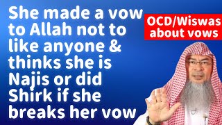 Download lagu She made a vow to Allah not to like anyone &  thinks she is Najis or did Shirk if she breaks it