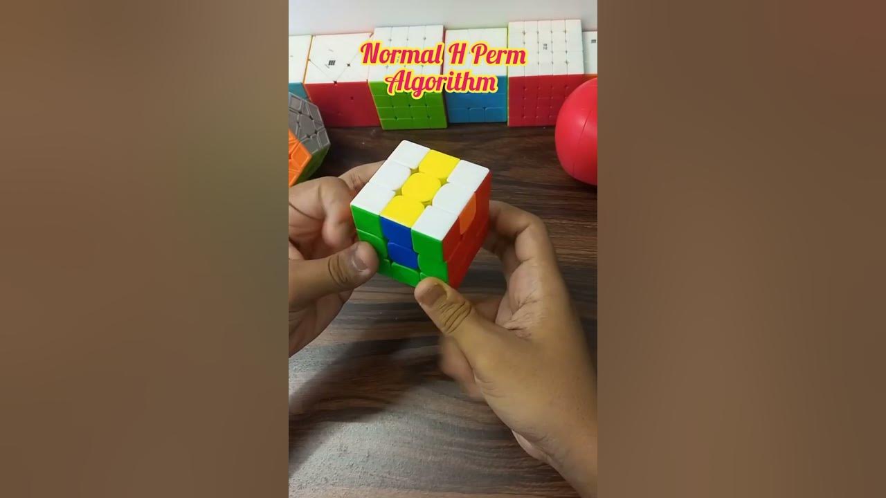 New Easiest H Perm Algorithm in a 3x3 Rubik's Cube #cubinglife - YouTube
