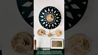 🔥 Kinetic Wooden Clock in Motion! Mesmerizing Mechanical Art | Woodworking | DIY Home Decor