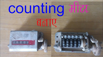 Homemade ceiling fan counting meter