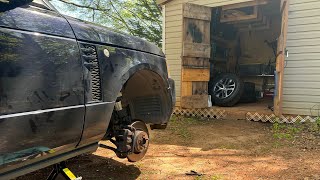 New Defender Wheels, Tires, & Lift Rods On The 2012 Range Rover L322