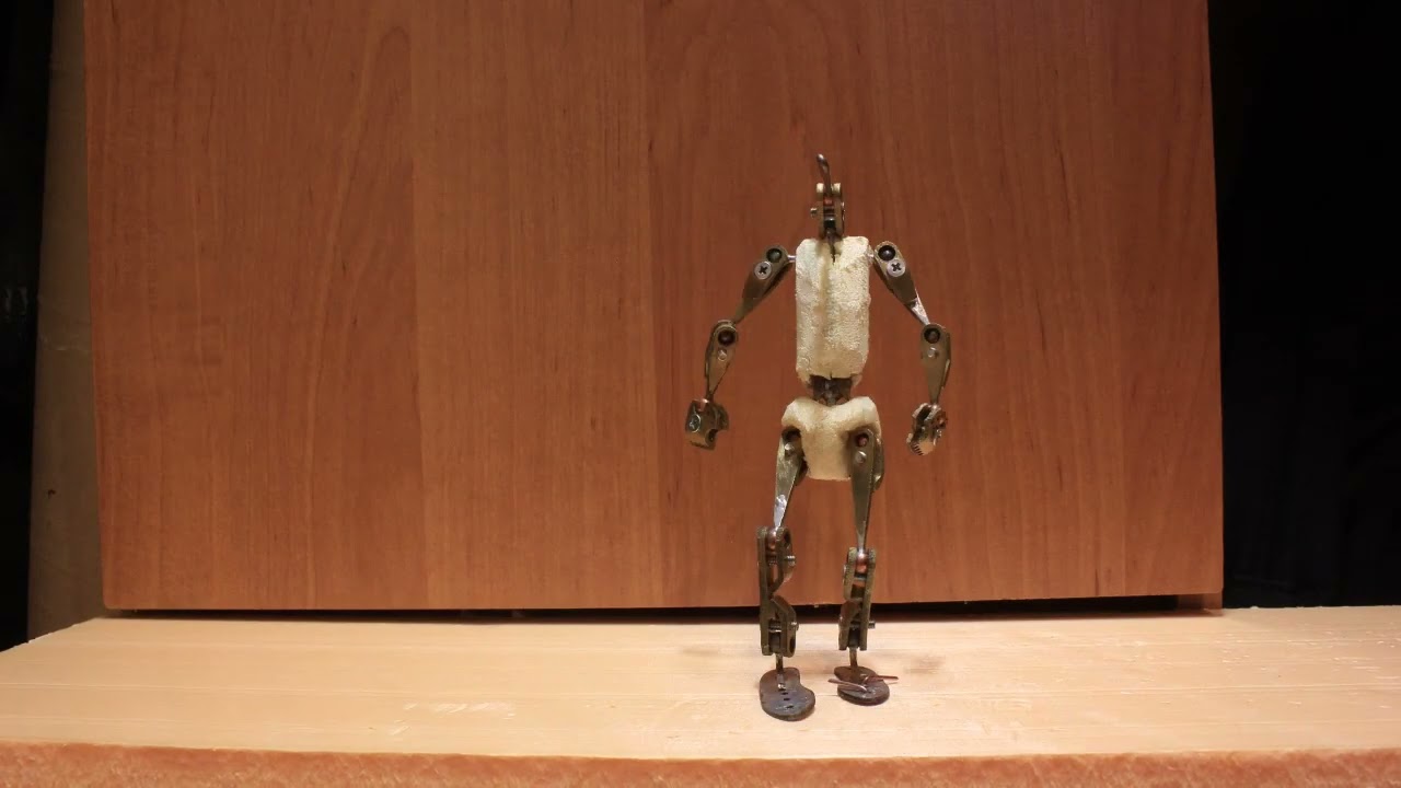 The articulated doll dance hard to the C.C. Catch - Soul Survivor