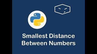 Celebrity smallest distance between numbers in python 😀 Wealth
