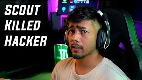 SCOUT VS BGMI HACKER 😱 | SCOUT KILLED HACKER