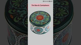 Tin Containers with Logo – Durable & Premium Storage Packaging