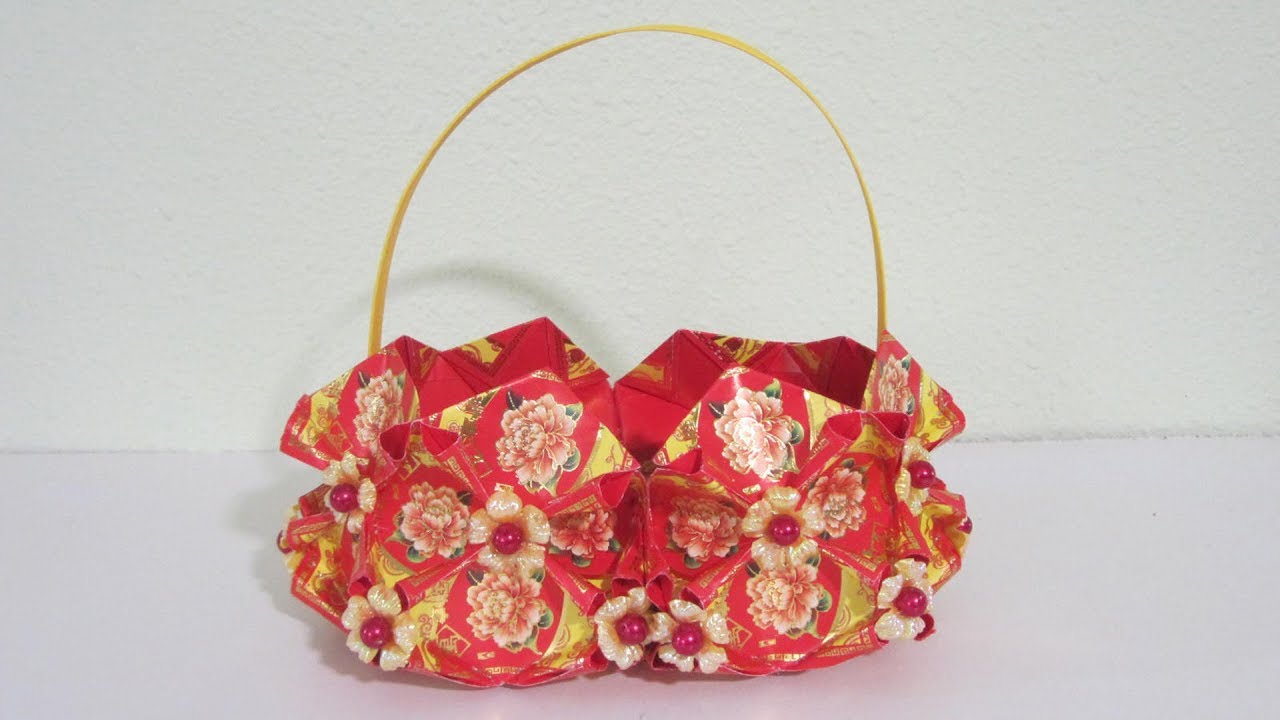 CNY TUTORIAL NO. 79 - Hongbao Candy Basket