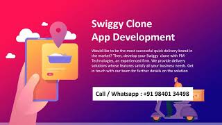 Swiggy Clone App Development | Food Delivery App Like Swiggy |Swiggy| Mobile App Development Company