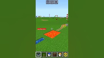MAKING LAVA RAIL TRACK IN MINECRAFT #ageofficialshorts #minecraft #shorts