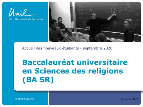 Bienvenue à la FTSR! - video from UNIL