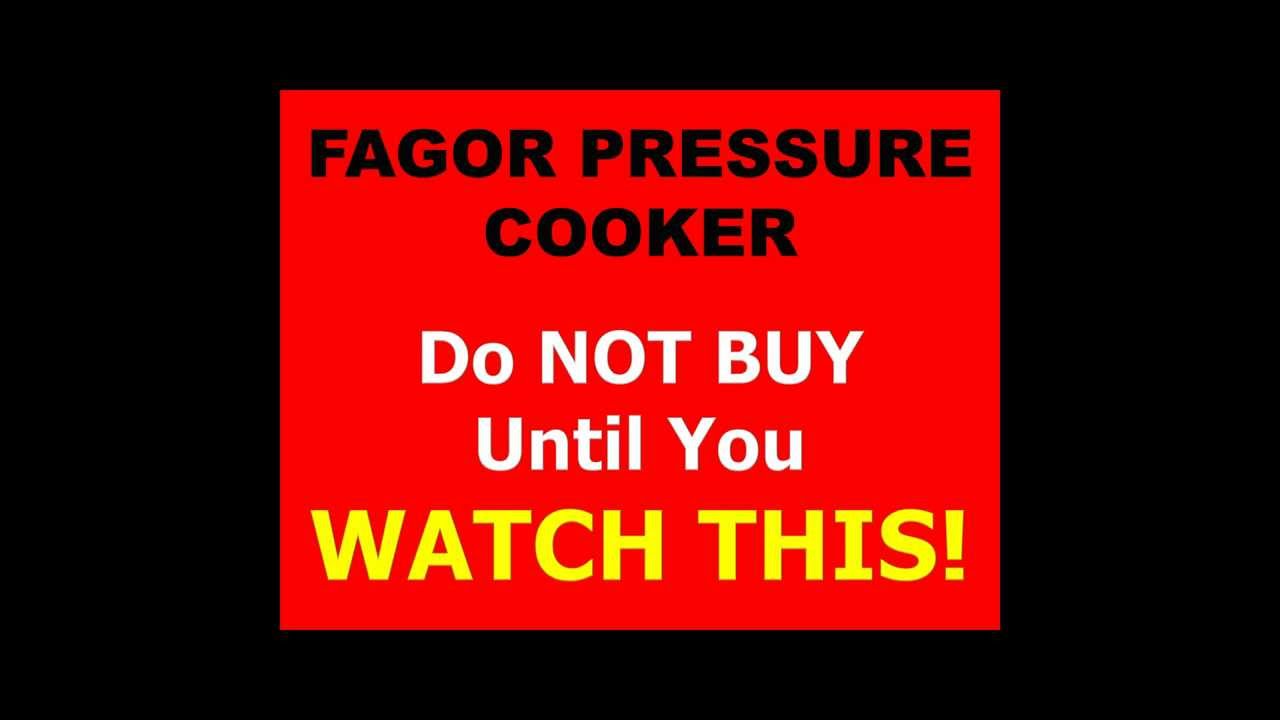 Fagor pressure cooker fagor pressure cookers fagor duo pressure cooker