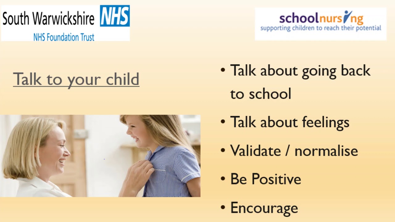 Top Tips for Returning to School - YouTube
