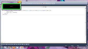 membuat jam digital dengan visual basic 2010