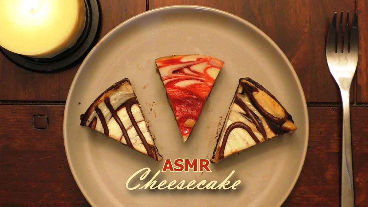 ASMR: Eating Cheesecake (No talking, intense closeup binaural chewing)