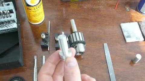 First Lathe Part turned on Micromark 7x14 mini lathe ! Includes Threading!