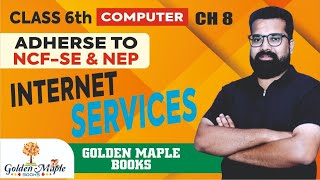 Log in Computer | CH-8 | Internet Services | Class-6 | Golden Maple Books