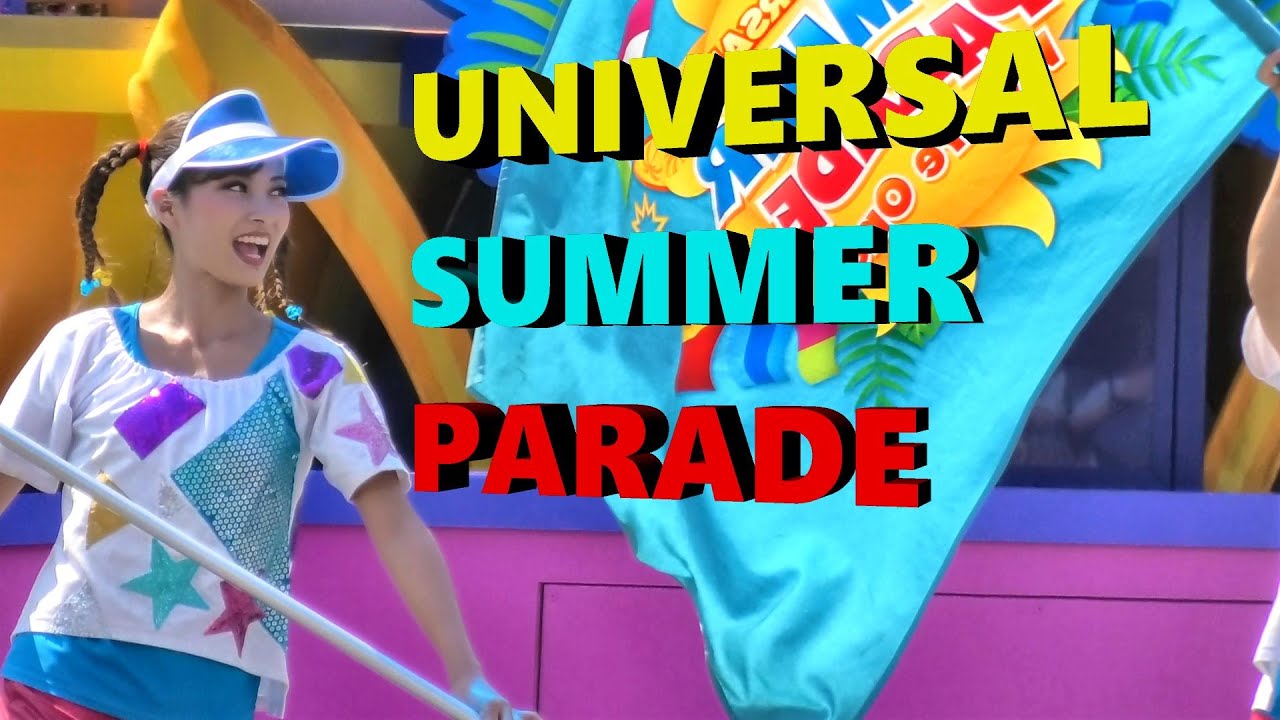 Usj 猛暑のユニバーサル サマー パレード ステージ22前 ユニバーサル スタジオ ジャパン Universal Summer Parade We Are One 8 23 Youtube