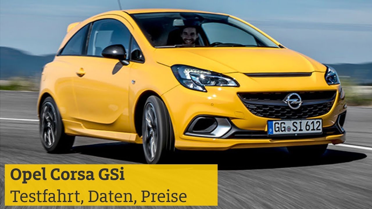 Opel Corsa Gsi Test Technische Daten Fotos Preise Adac 2018