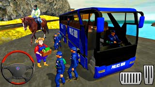 American Police Bus Driving Simulator -New Police Soldier Transport Bus - iOS/Android iPad Gameplay screenshot 3