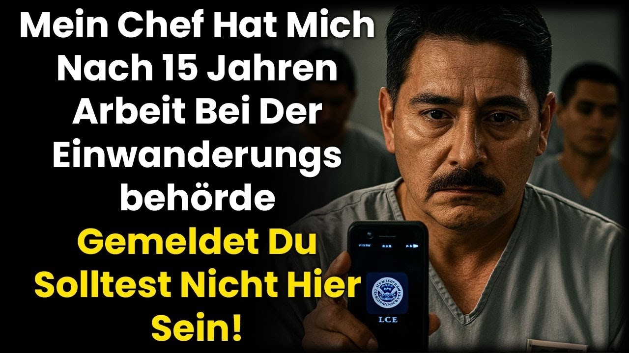 Ich putzte fünfzehn Jahre lang die Büros meines Chefs, bis er mich eines Morgens der Ausländerbehörde meldete. Als die Beamten mir vor allen Kollegen Handschellen anlegten, flüsterte er mir ins...