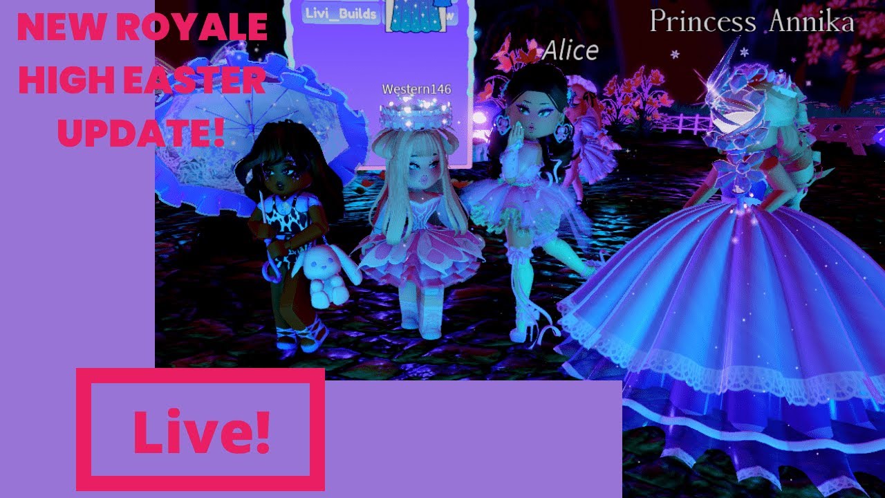 NEW! Royale HIgh EASTER UPDATE 2021!| EGG HUNT,NEW  HALO & MORE.