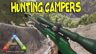 "HUNTING VOLCANO CAMPERS" LIVING FOR THE LOOT #1 | Ark: Survival Evolved