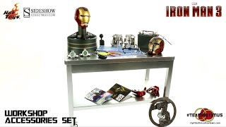 Video Review of the Hot Toys Iron Man 3: Workshop Accessory Set