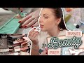 Vlog // TRAVEL BEAUTY PREP // Skincare Chat, Shopping + Cleaning My Makeup