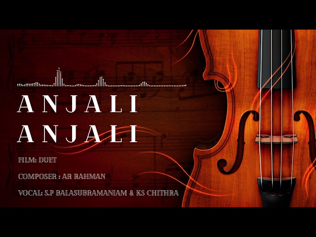 Anjali Anjali | Duet | 24 Bit Song | AR Rahman | SP Balasubramaniam | KS Chithra class=