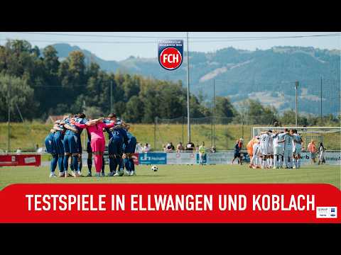Testspielauftakt in Ellwangen und Koblach!