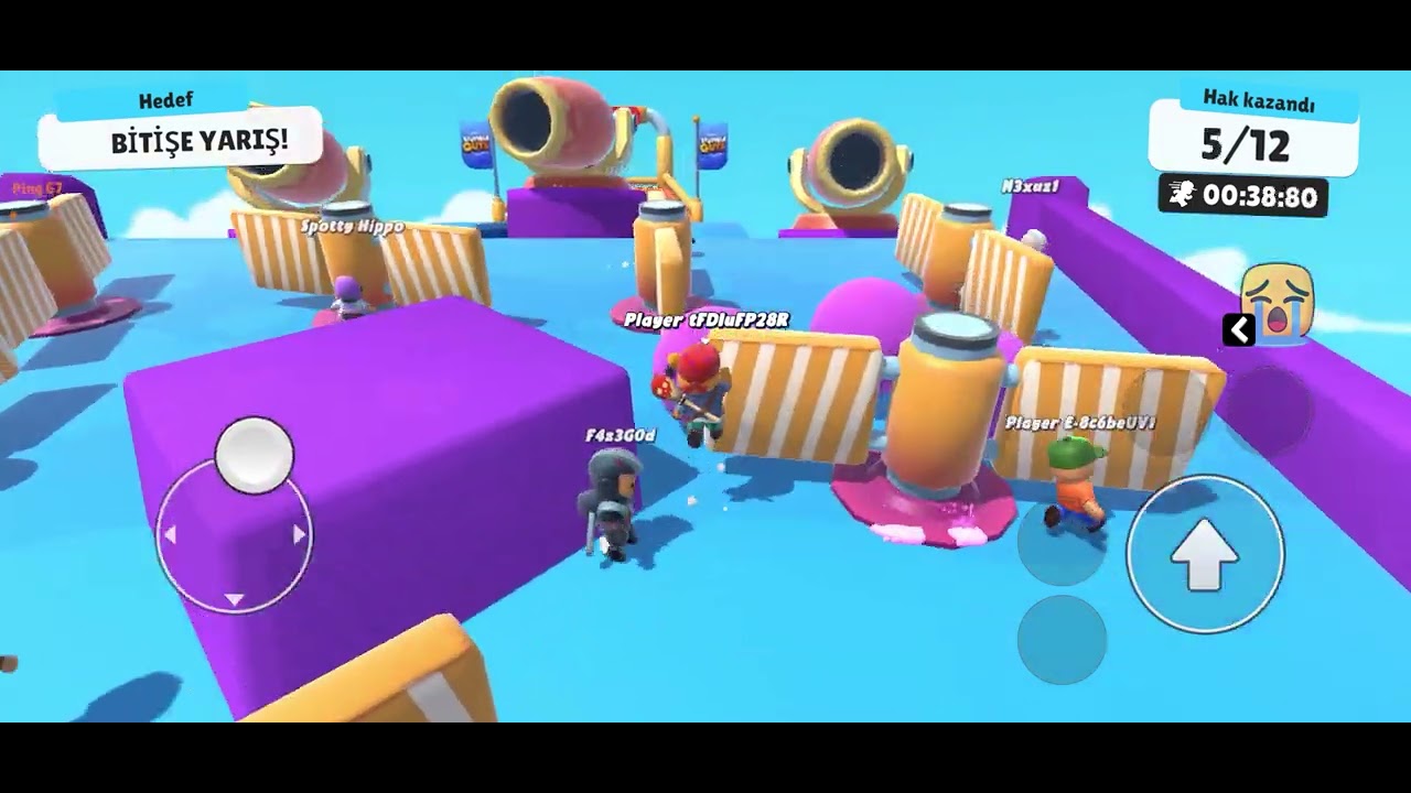 Stumble Guys oynayırıq