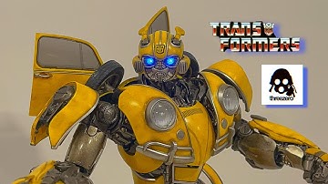 TRANSFORMERS BUMBLEBEE DLX Scale Collectible Series Bumblebee Review (ThreeZero)