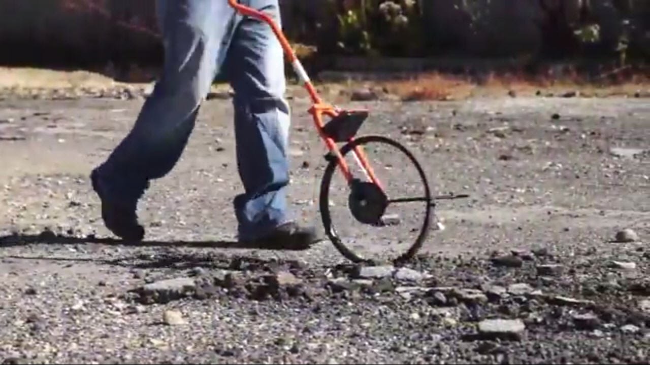 Keson Electronic Measuring Wheel 4ft. Circular, Model MP401E YouTube