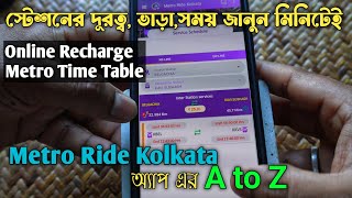 Metro Ride Kolkata : Metro Card Number does not EXIST in METRO RIDE KOLKATA App all INFO 2024