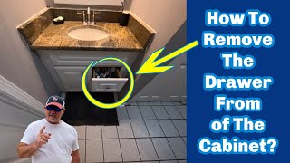 How To Easily Remove Your Cabinet Drawers FAST!!... We Share The SECRET!