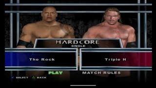 #wwesmackdown THE ROCK VS TRIPLE H | SMACKDOWN HERE COMES THE PAIN