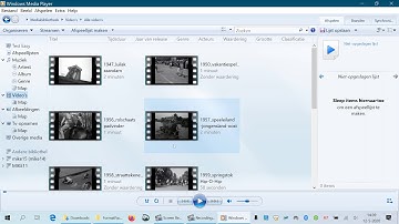 Muziekvideo in Windows Media Player vinden