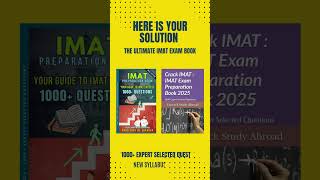IMAT Exam Book : 1000+ Expert Questions | Study Materials for IMAT Exam | MBBS in Italy #IMATBOOK