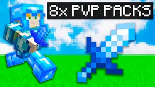 TOP 5 MCPE 8x PVP TEXTURE PACKS (1.19 ) | FPS BOOST (Minecraft Bedrock)