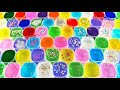Satisfying Video l Mixing All My Slime Smoothie with Rainbow Glossy Slime Pool ASMR RainbowToyTocToc