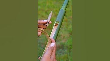 Bamboo Creations with green bamboo idea #Bambooart #Diy #Slingshots #Bamboo