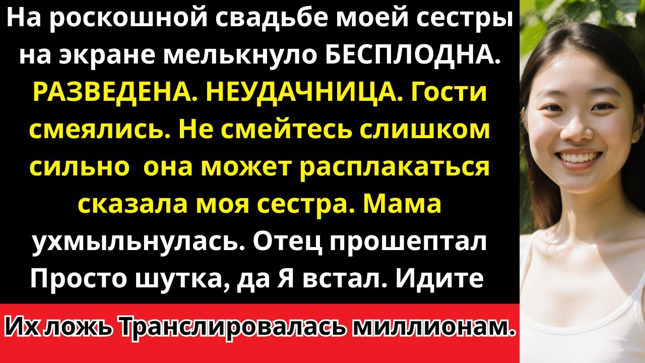 Моя сестра издевалась надо мной на своей свадьбе за 200 тысяч долларов — поэтому я в прямом эфире